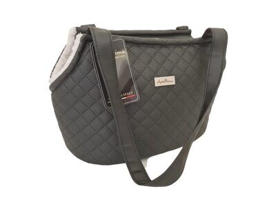 Isabelle quilted black + soft