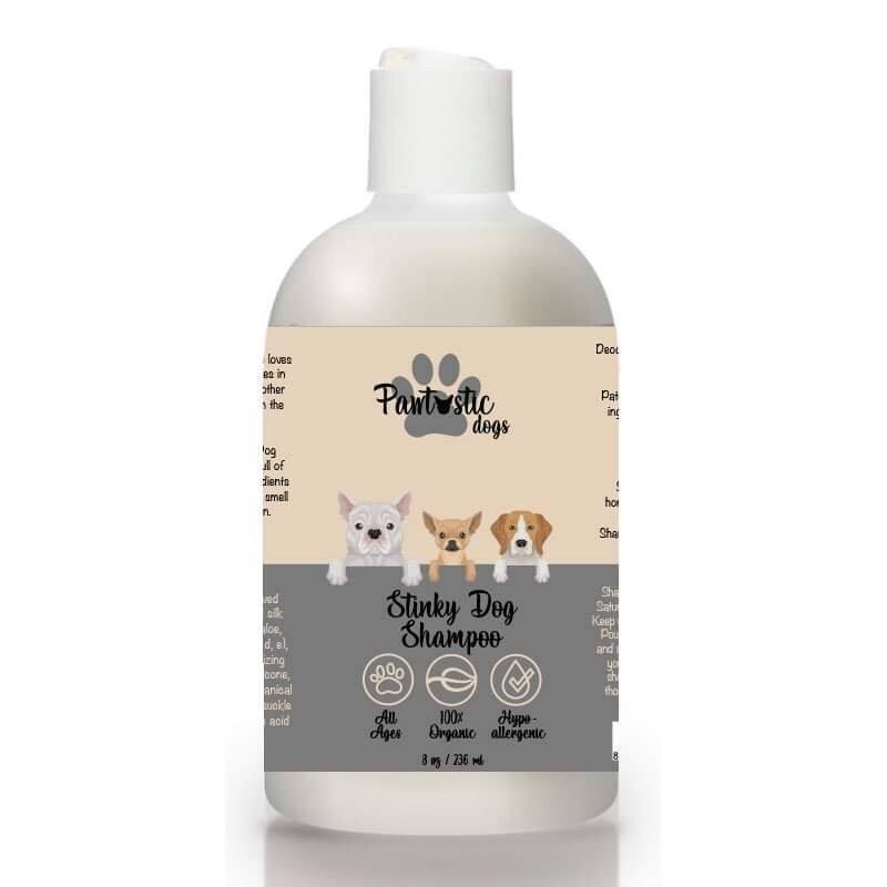 Stinky dog shampoo