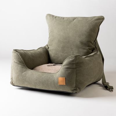 Ischia Autostoel Hondenmand Denim olive