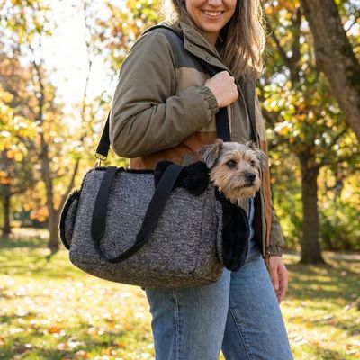 Rio Bag Shock Black + Castorino Black Baubaru draagtas
