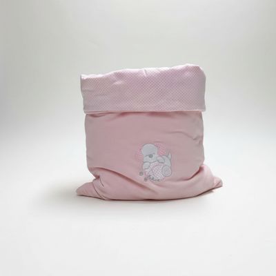 Baubaru Luxe Slaapzak – Roze met Puppy & Stipjes (45x42 cm) Baubaru Luxe Slaapzak – Roze met Puppy & Stipjes (45x42 cm)