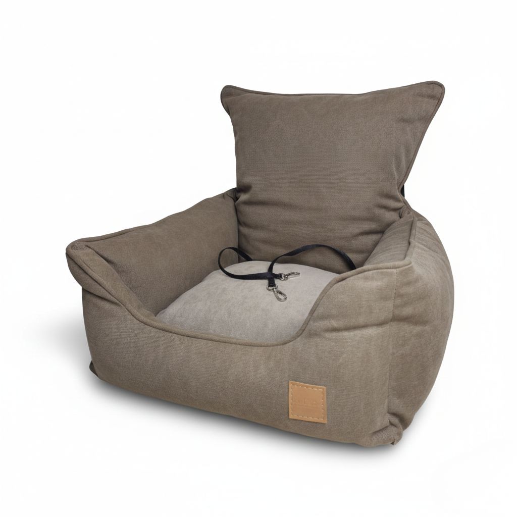 Baubaru Ischia Autostoel – Denim Brown + Soft Tortora Baubaru Ischia Autostoel – Denim Brown + Soft Tortora