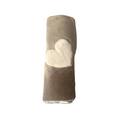 Baubaru Hundedecke Dudu Lin – Mit Herz (100x75 cm)