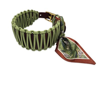Halsband Nova Wide – BioThane® & Paracord - Skyo