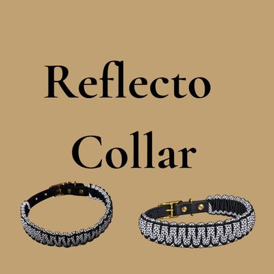 Halsband Reflecto – BioThane® & Paracord - Skyo