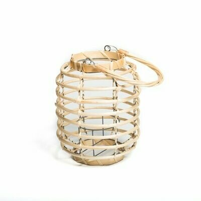 LANTERNE BAMBOU 20X26CM