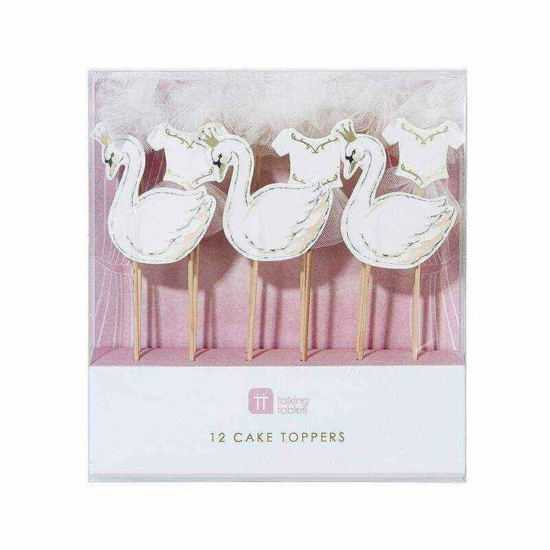 PIC CAKE TOPPER CYGNE (x12)