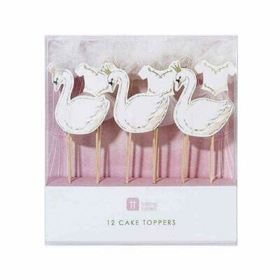 PIC CAKE TOPPER CYGNE (x12)