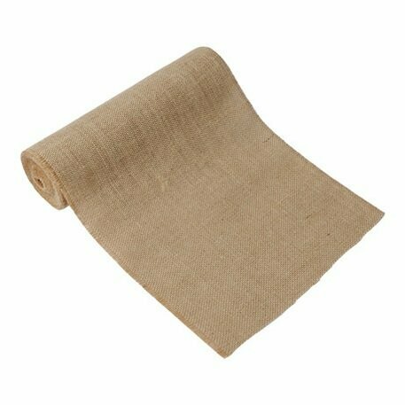 CHEMIN DE TABLE TOILE DE JUTE 28CMX5M