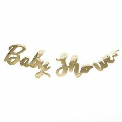 GUIRLANDE BABY SHOWER 1M LETTRES ENV 20.5X16.2CM