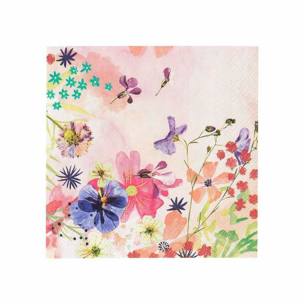 SERVIETTE COCKTAIL BLOSSOM (x20)
