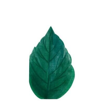SERVIETTE FORME FEUILLE DE ROSIER (x20)