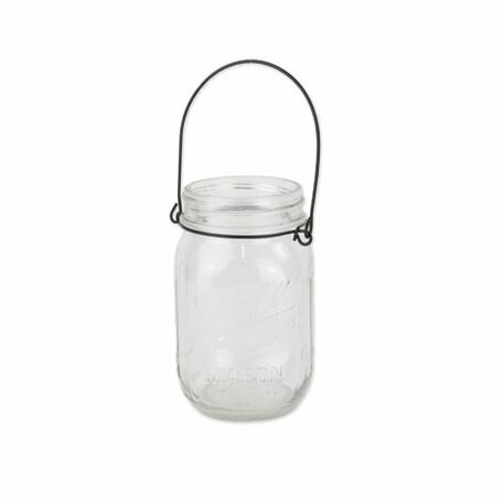 VASE PHOTOPHORE STORAGE ANSE METAL 13X7.5CM