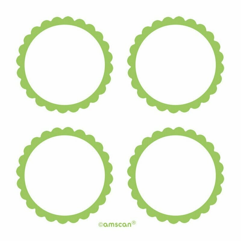 ETIQUETTE CANDY BAR ARGENT 5.1CM (x25))