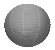 LANTERNE JAPONAISE 35CM GRIS