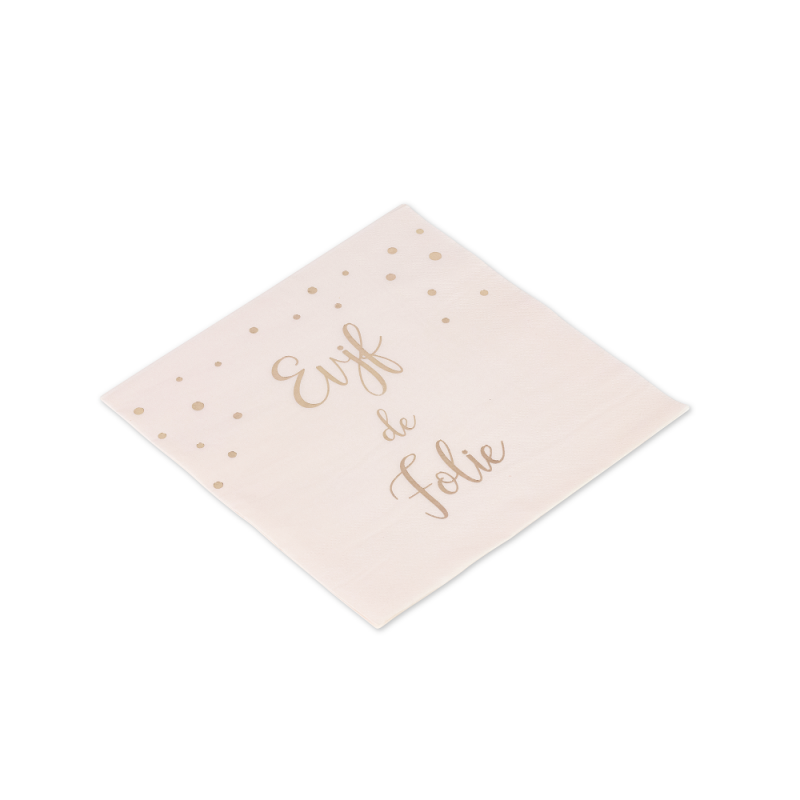 SERVIETTE EVJF DE FOLIE (x16)