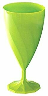 VERRE A EAU 20CL PLASTIQUE ANIS (x6)
