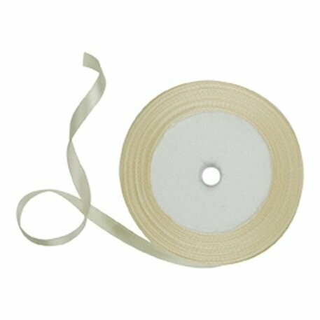 RUBAN SATIN 6MMX20M IVOIRE