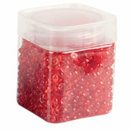 PERLE DE PLUIE ROUGE PVC 120GR 6-7MM