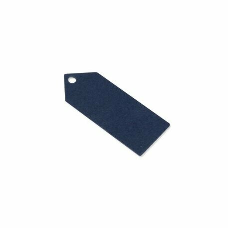 ETIQUETTE PERFOREE BLEU MARINE 5X2CM (x24)