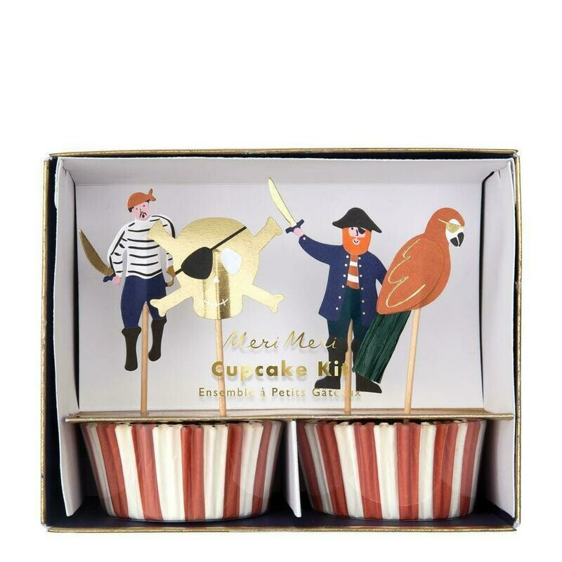 KIT CUPCAKES PIRATE (x24)