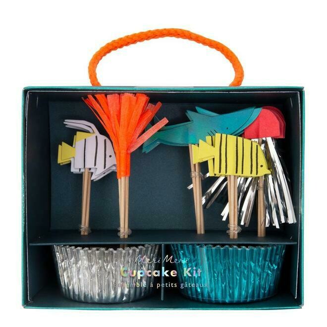KIT CUPCAKES SOUS LA MER (x24)