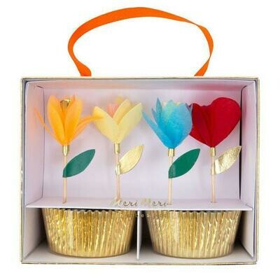KIT CUPCAKES FLEURS (x24)
