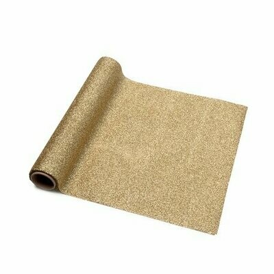 CHEMIN DE TABLE ÉTINCELANT PAILLETTES OR 30CMx3M
