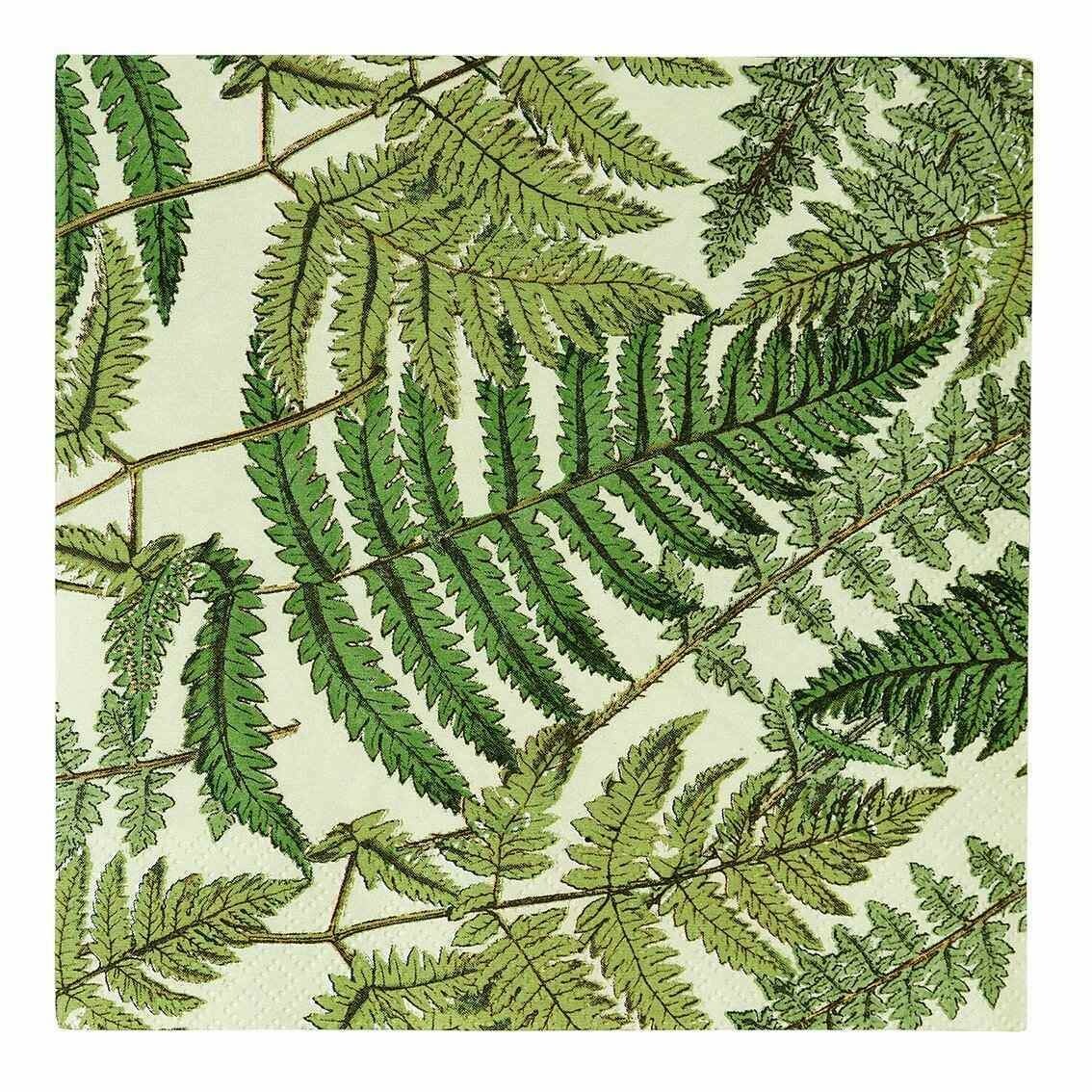 SERVIETTE FOUGÈRE 33x33CM (x20)