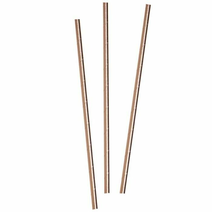 PAILLE CARTON METALLISEE ROSE GOLD (x25)