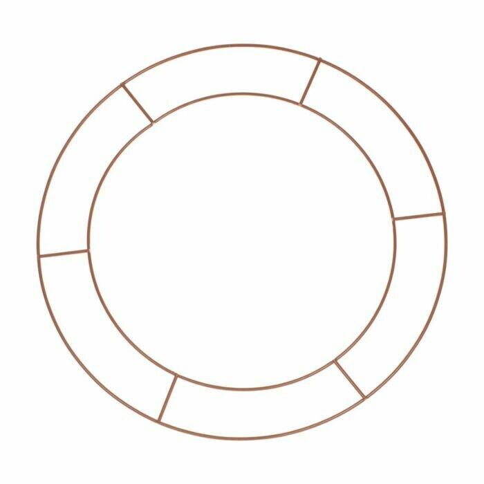 CERCLE METALLISE A DECORER POUR CHANDELIER OU SUSPENSION 40CM (x3)