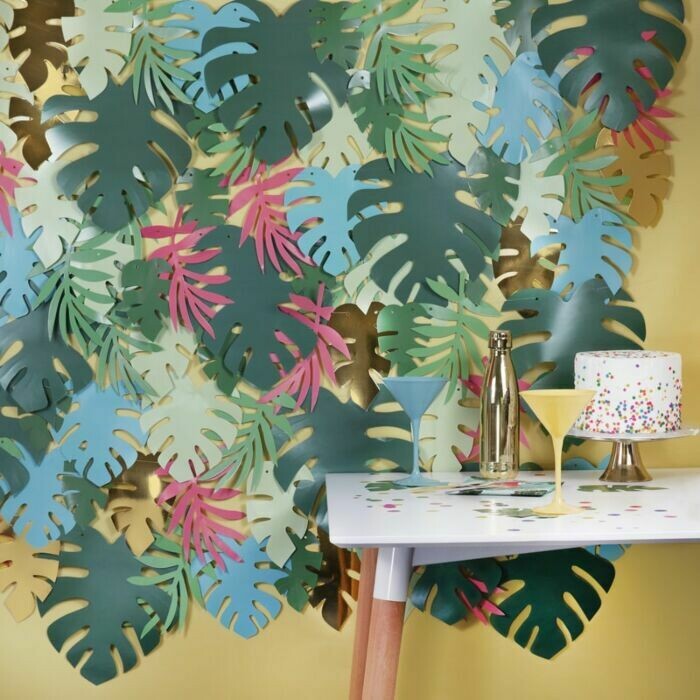 KIT POUR MUR DE FEUILLES TROPICALES