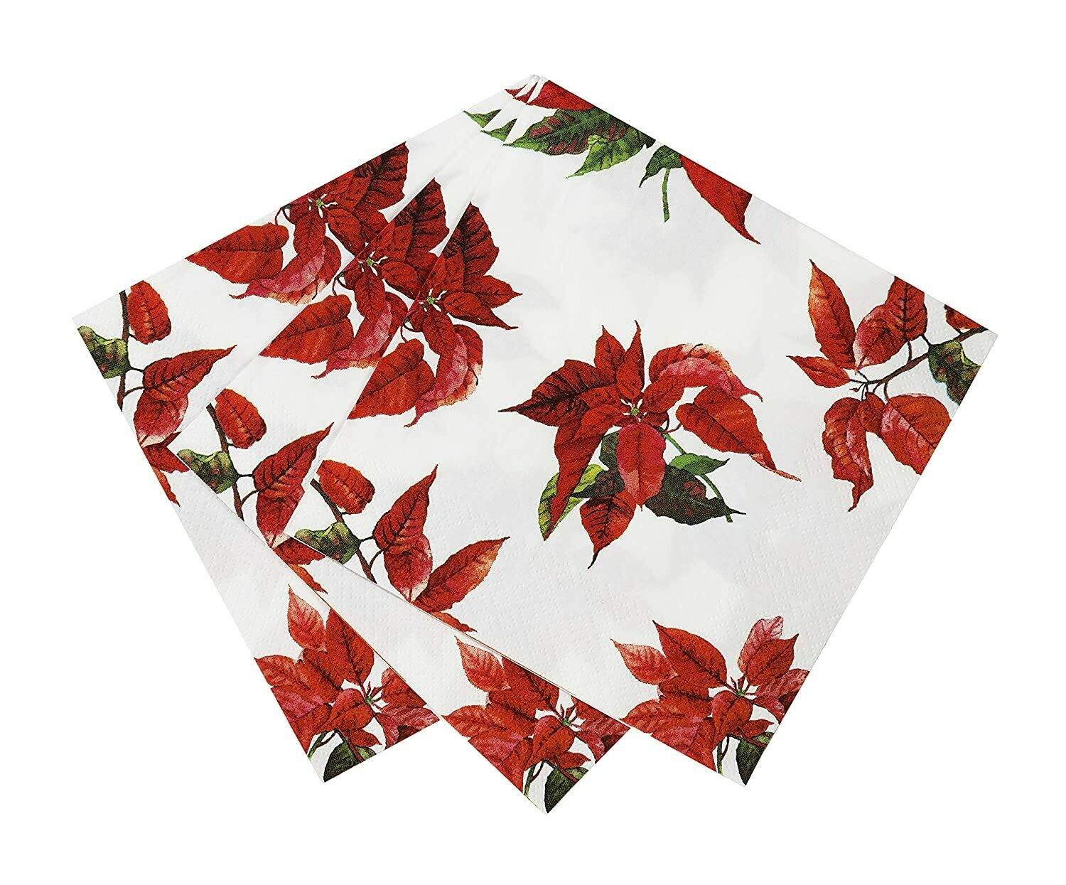 SERVIETTE POINSETTIA 33CM (x20)