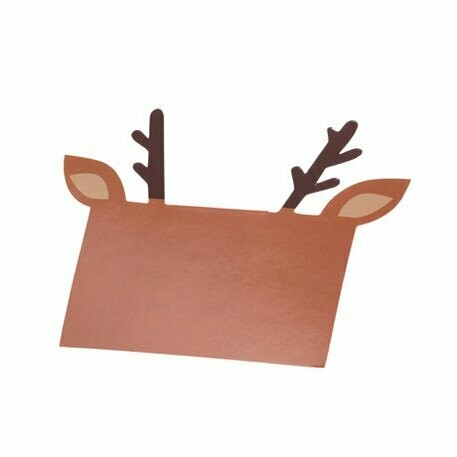 MARQUE-PLACE RUDOLPH ET SES JOLIS BOIS 10X12CM (x8)