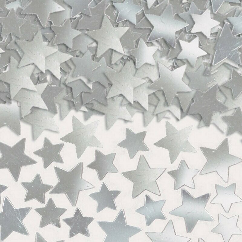 CONFETTIS ETOILES ARGENTEES 141GR