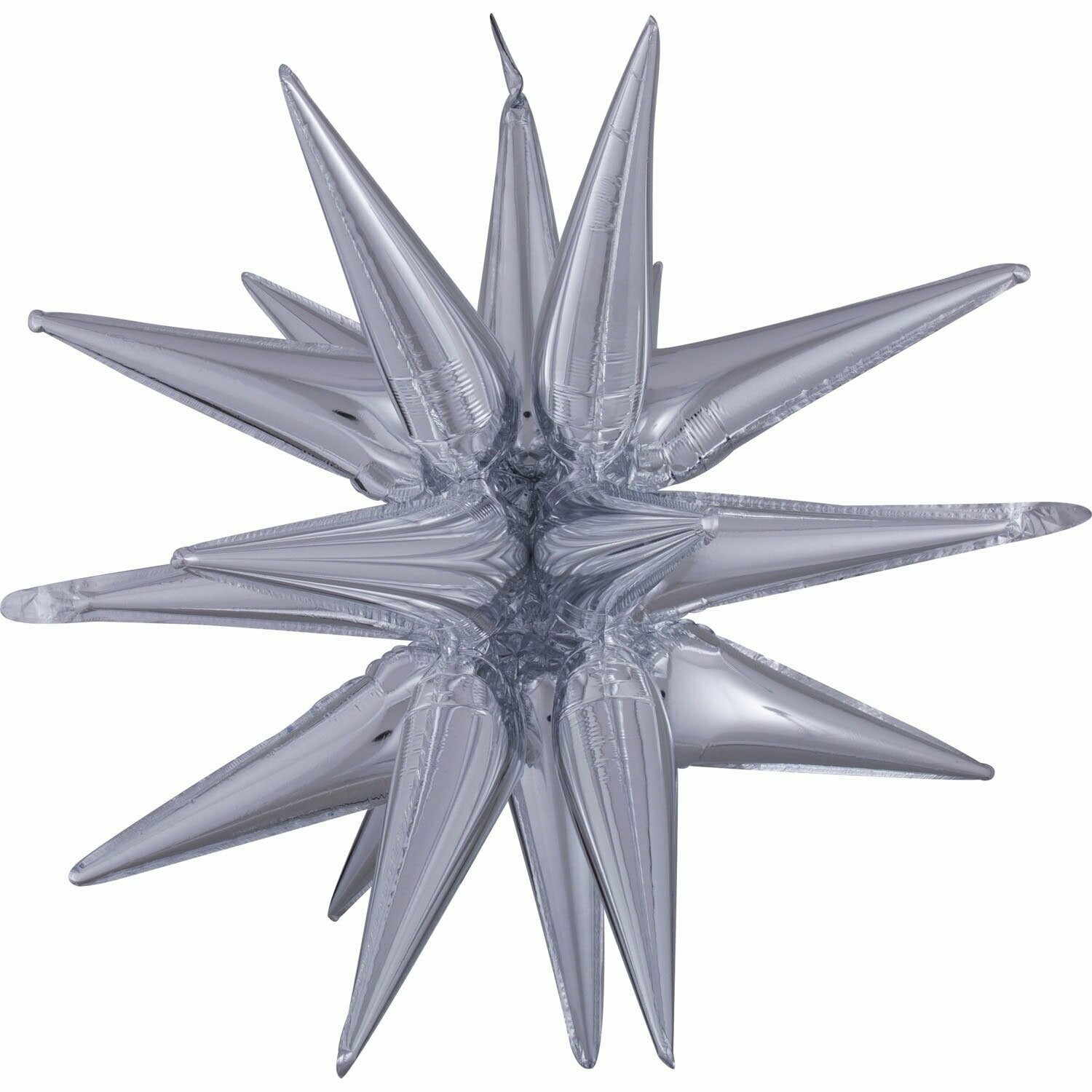 BALLON ETOILE ARGENT 88CM