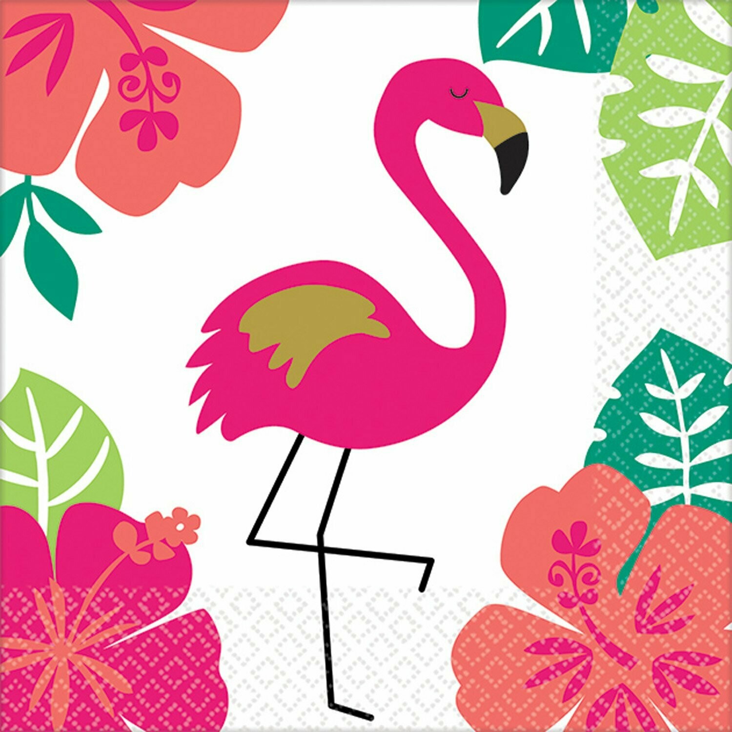 SERVIETTE COCKTAIL ALOHA 25x25CM (x16)