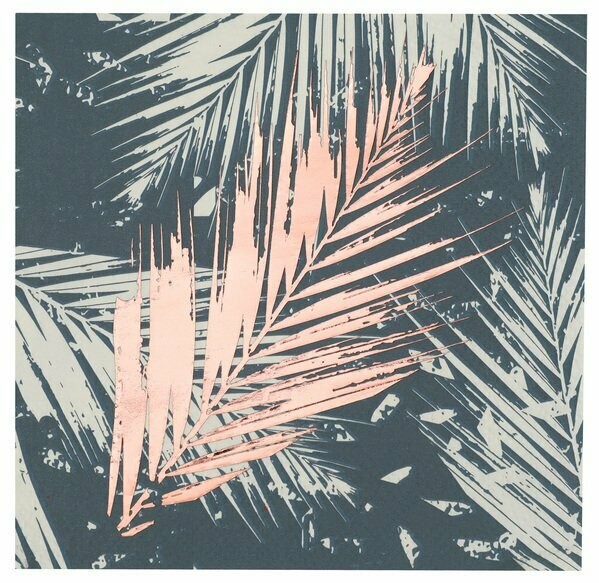 SERVIETTE COCKTAIL TROPICALE GRISE 12.5CM (x20)