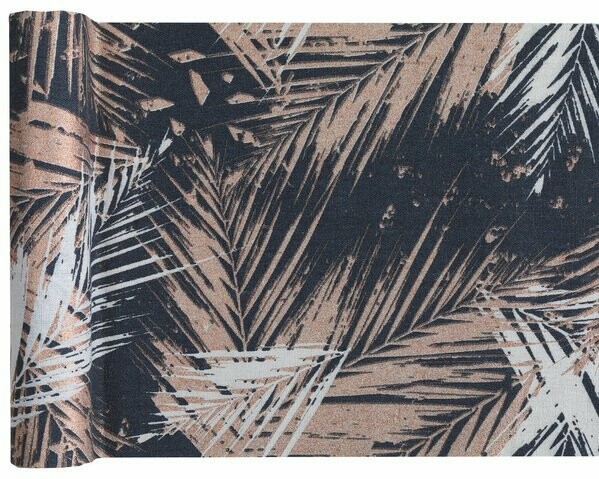 CHEMIN DE TABLE TROPICAL TITANE 28CM x 3M
