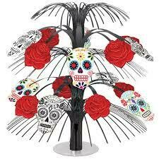 CENTRE DE TABLE CASCADE HALLOWEEN DAY OF THE DEAD