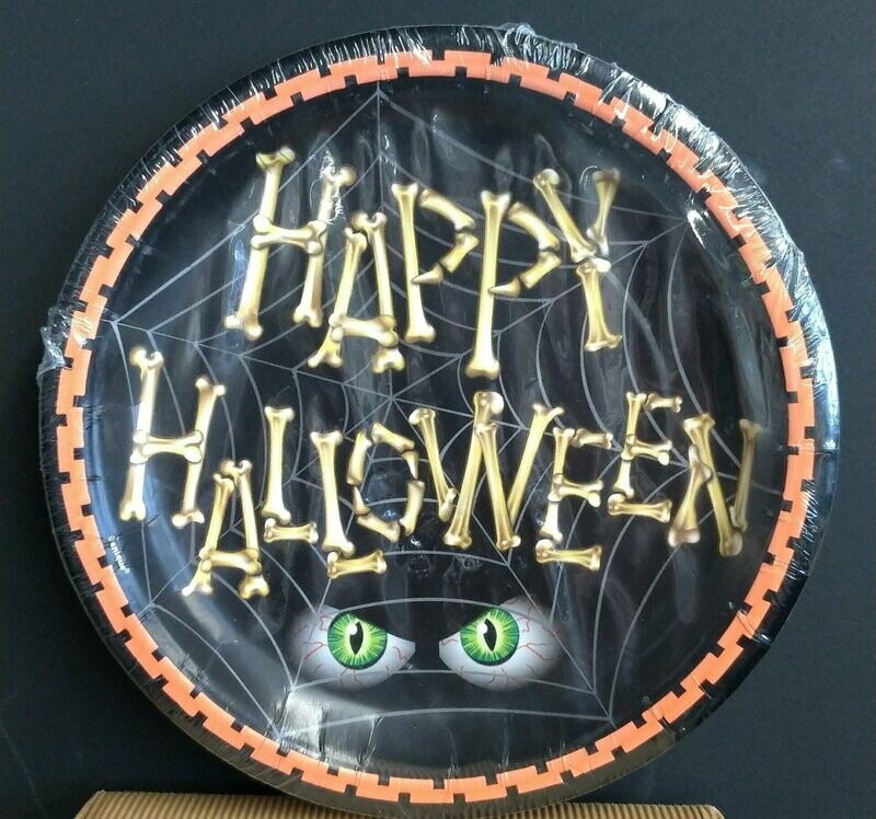 ASSIETTE HAPPY HALLOWEEN 18CM (x8)