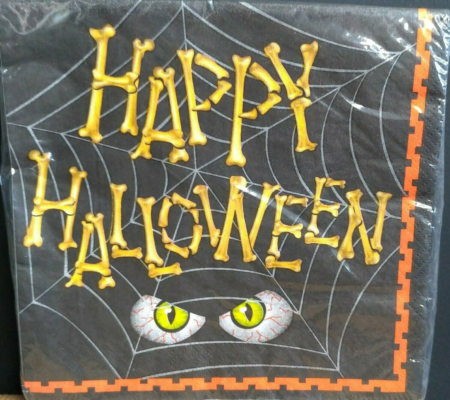 Serviette Happy Halloween 33x33cm X16