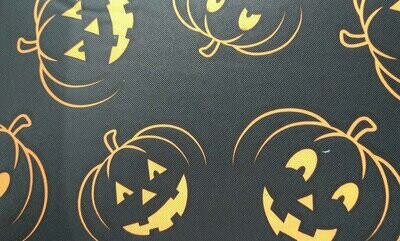 NAPPE VINYLE HALLOWEEN CITROUILLE 140x240cm