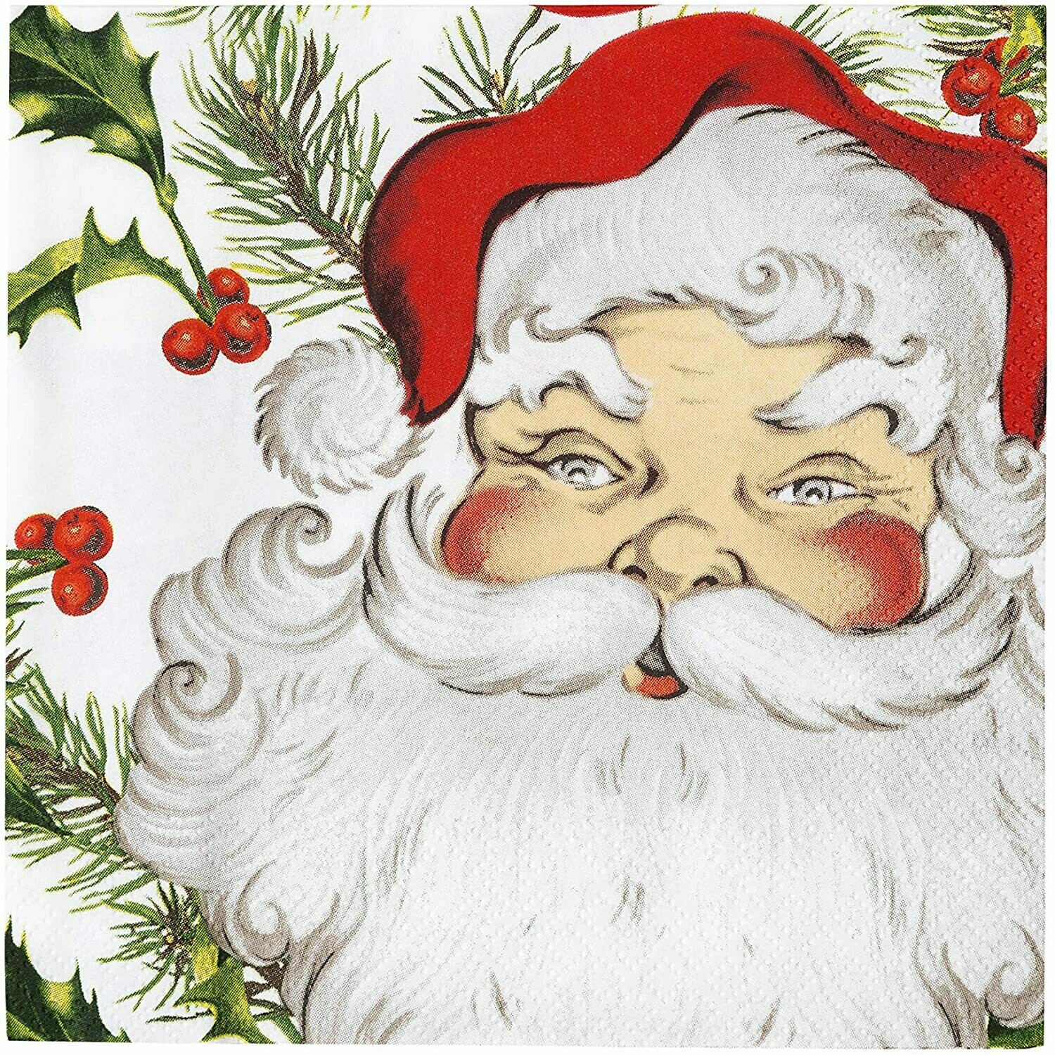 SERVIETTE PERE NOEL 33x33CM (x20)