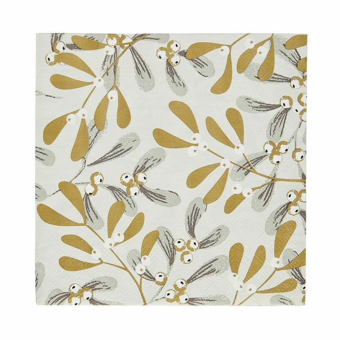 SERVIETTE IVOIRE MOTIF GUI 33x33CM (x16)