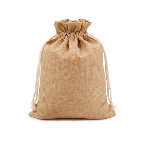 POCHON JUTE NATURELLE AVEC FERMETURE 12,5x17CM