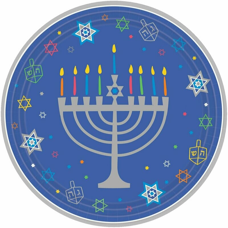 ASSIETTE HANNOUKA 26CM (x18)