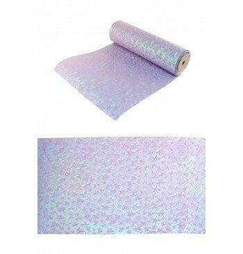 CHEMIN DE TABLE VIOLET IRISE 26CMx3M