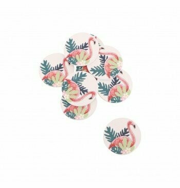 CONFETTIS FLAMANT ROSE (x12)