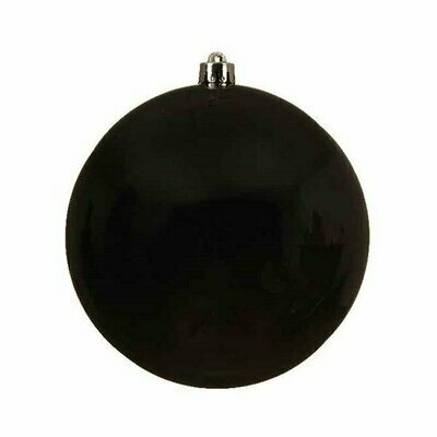 BOULE PLASTIQUE NOIRE 14CM PERSONNALISABLE